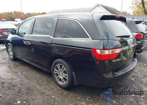 2013 Honda Odyssey Ex-L из США, поврежденный, VIN 5FNRL5H60DB064132